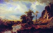 Albert Bierstadt North Fork of the Platte Nebraska Spain oil painting artist